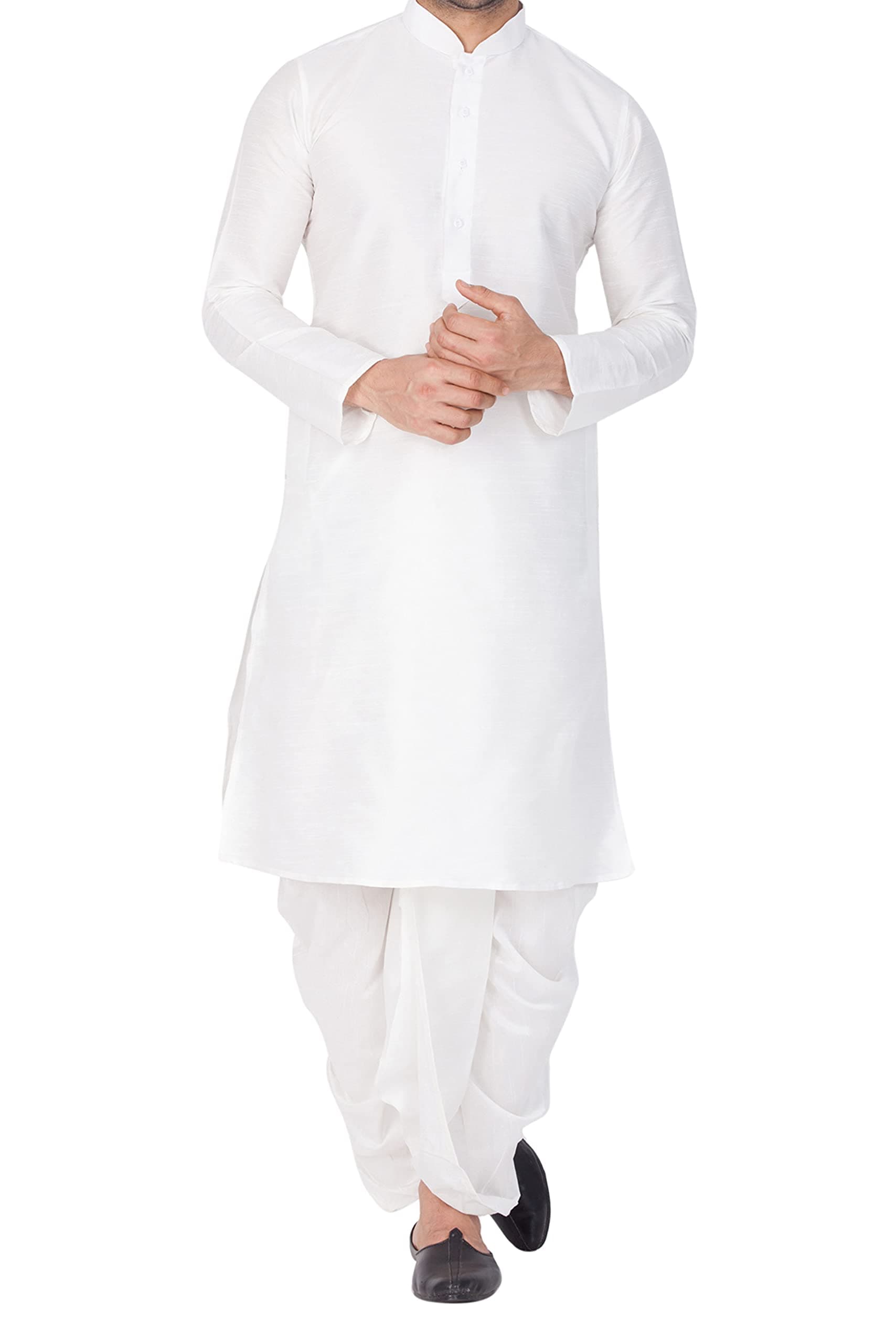 Puja Dhoti Kurta Set (Pure Cotton) - Image 1
