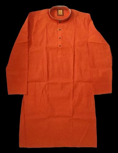 Bhagwa Kurta (Saffron) - Image 1